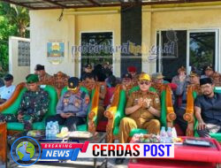 Pj.sekda hadiri apel pengamanan QS 6000 di pantai tanjung setia.