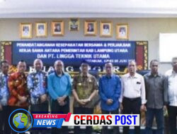 Bupati Lampung Utara Teken Kesepakatan Revitalisasi Pasar Dekon dengan Investor