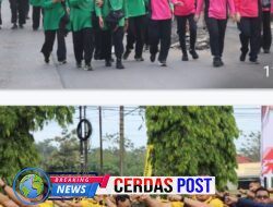 *Polres Way Kanan Gelar Olahraga Bersama Meriahkan Hari Bhayangkara Ke 79*