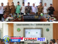 Rakor dengan TNBBS, Bupati Dedi Irawan: Pemkab upayakan Buka Keterisoliran Way Haru dengan Prinsip Konservasi