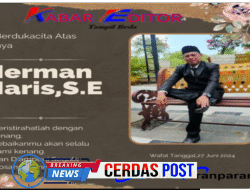 Telah berpulang ke rahmatullah: Saudara Herman Haris bin Umar Ibnu Chotob (Kasi Kesos di Kantor Kecamatan Banjit)