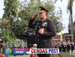 *Hari Bhayangkara Ke 79, Polres Way Kanan Gelar Upacara dan Pesan Sinergi Menjaga Kamtibmas*