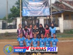 Kampung Datar Bancong Gelar Open Turnamen Voli Ball Putra dan Putri dalam Rangka HUT Lapangan BVB