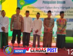 Kanit Binmas Polsek Banjit Hadiri Pengajian Umum di TPA Madin Mamba’ul Ulum