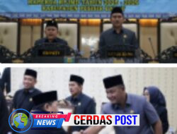 Wakil Bupati Irawan Topani hadiri Rapat Paripurna dengan Agenda Pandangan Umum Fraksi terhadap Nota Pengantar Ranperda RPJMD 2025-2029