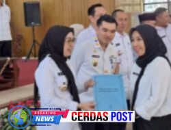 Bupati Ayu Serahkan SK dan Kontrak Kerja kepada 392 PPPK Formasi 2024