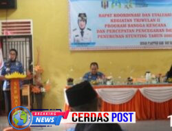 Bupati Way Kanan Buka Rakor Evaluasi Bangga Kencana dan Stunting Triwulan II 2025