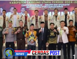 Wakil Bupati Hadiri Pelantikan Pimpinan Daerah Pemuda Muhammadiyah Lampung Utara Periode 2024–2028