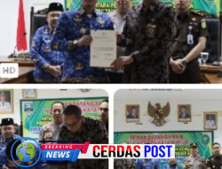 PEMKAB PESIBAR TANDATANGANI MOU DENGAN PN LIWA TERKAIT PENYEDIAAN RUANG SIDANG DI TEMPAT