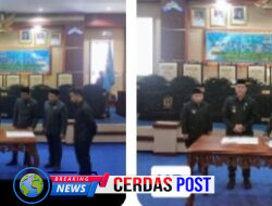 Bupati – Wakil bupati Pesibar Hadiri Rapat Paripurna Persetujuan Ranperda Pertanggungjawaban Pelaksanaan APBD Tahun 2024