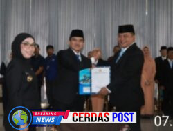 Bupati Ayu Asalasiyah Melantik Machiavelli HT sebagai Sekretaris Daerah Kabupaten Way Kanan