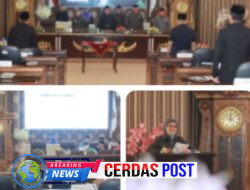 Pengesahan Raperda, Bupati Hadiri Rapat Paripurna DPRD Way Kanan