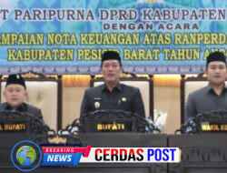 Bupati-Wakil Bupati Pesibar Hadiri Rapat Paripurna Penyampaian Nota Keuangan Ranperda APBD Perubahan Tahun Anggaran 2025