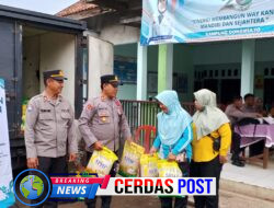 *Polres Way Kanan Gelar Gerakan Pangan Murah di Balai Kampung Donomulyo*