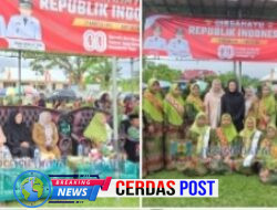 Ketua BKMT Pesibar hadiri Peringatan Hut Ke-80 RI oleh Muslimat NU Ngaras