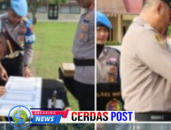 *Dukung Pelaksanaan Tugas Kepolisian, Kapolres Way kanan Pimpin Upacara Pelantikan dan Sertijab*