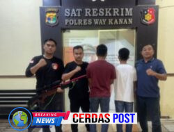 Diduga Lakukan Pengeroyokan, Polres Way Kanan Amankan Dua Pelaku di Sri Rejeki*