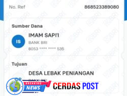 Kampung Lebak peniangan telah mengembalikan LHP I yang diTahun 2024 hasil pemeriksaan inspektorat Waykanan . Cerdaspost.id