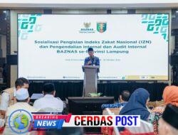 Sosialisasi Pengisian Indeks Zakat Nasional Provinsi Lampung, Dorong Penguatan Tata Kelola dan Kepercayaan Umat terhadap Baznas