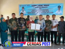Pemkab Way Kanan Terima Hibah Tanah dan Bangunan Untuk Sekolah Rakyat
