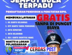 Pemerintah Kampung Air Ringkih bekerjasama dengan Disdukcapil Kabupaten Way Kanan gelar Kegiatan Pelayanan Jemput Bola Terpadu