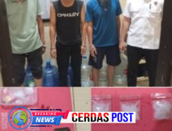 *Dalam Sehari, Sat Narkoba Polres Metro Tangkap Tiga Pengguna Sabu di Yosodadi*