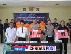 Polres Way Kanan Rilis Akhir Tahun 2025: Kejahatan Narkoba Meningkat 25,42 Persen, Untuk Kriminalitas dan Laka Lantas Turun
