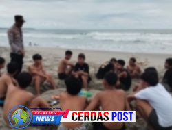 Polres Pesisir Barat Gerak Cepat dan Tanggap Evakuasi Tiga Remaja Terseret Ombak Hingga Selamat