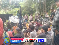 Polres Tanggamus dan TNI Imbau Warga Tak Lakukan Penambangan Emas Ilegal di Aliran Sungai