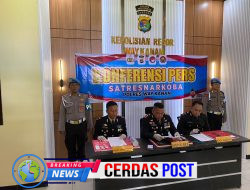 Belum 24 Jam Tegaskan Komitmen Perangi Narkoba, Polres Way Kanan Ungkap Lima Kasus Dan Amankan Dua Pengedar