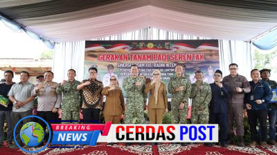 Gerakan Tanam Padi Serentak di Lampung Timur Perkuat Ketahanan Pangan dan Kesejahteraan Petani