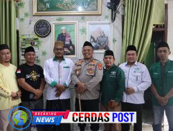 Kapolres Way Kanan Silaturahmi Dengan Ketua PCNU, Jalin Sinergi Ciptakan Kamtibmas Kondusif
