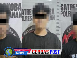 Pakai Narkoba di Acara Organ Tunggal, 3 Pria Asal Oku Timur Diamankan Satresnarkoba Polres Way Kanan