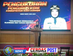 Bupati Ayu Lantik Pengurus KONI Way Kanan 2025–2029, Targetkan Lahirnya Atlet Berprestasi hingga Tingkat Nasional