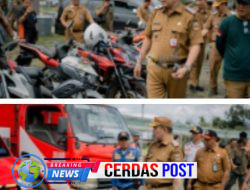 Pemkab Pesisir Barat Gelar Apel Pemeriksaan Kendaraan Dinas,Sekda Tedi Zadmico Pimpin Langsung