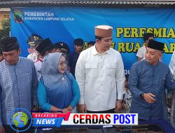 Bupati Lampung Selatan Resmikan Jalan Ruas Kabupaten, Wujud Komitmen Pemerataan Pembangunan