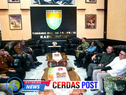 Mayjen TNI Kristomei Sianturi Sambut Kunker Reses Komisi I DPR RI Ke Kodam XXI/RI