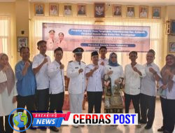 Nursyaifrulloh.SH di Lantik jadi Pj Kades Palembapang Kecamatan Kalianda