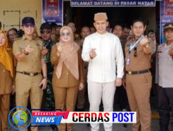 Bupati Egi Turun Langsung ke Pasar Natar, Pastikan Harga Sembako Tetap Stabil Jelang Lebaran 1447 H