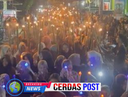 Pawai Obor Meriahkan Malam Takbiran di Banjit, Warga Rayakan Idul Fitri 1447 H dengan Penuh Kebersamaan
