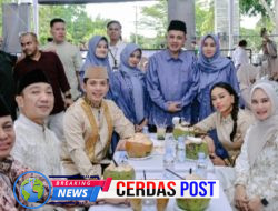Dari Pecel Siram hingga Es Dawet, UMKM Jadi Bintang di Halalbihalal Pemkab Lampung Selatan, Pedagang Semringah