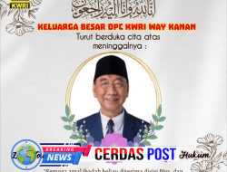 Keluarga Besar DPC KWRI Kabupaten Way Kanan Berduka atas Wafatnya Anggota DPR RI H. Tamanuri