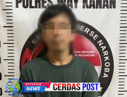 Diduga Edarkan Sabu 6,52 Gram, Seorang Pria Asal Way Kanan Dibekuk Polisi