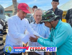 Bupati Parosil Mabsus Sambangi Korban kebakaran di pekon kenali Sampaikan Bela Sungkawa