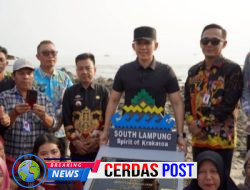 Resmikan Jalan Lubuk Dalam-Way Urang, Bupati Egi Dorong Wisata Kalianda dan Dongkrak Ekonomi Warga