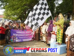 Bupati Way Kanan Lepas Karnaval Budaya Anak PAUD Peringati Hari Kartini