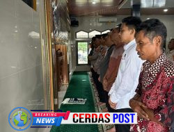 Polres Way Kanan Gelar Salat Gaib Untuk Bripka (Anumerta) Arya Supena, S.H.