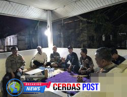 Kapolres Way Kanan Sambangi Warga Kampung Sriwijaya di Pos Ronda