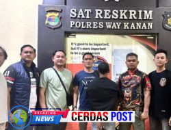 Polres Way Kanan Bekuk DPO Pelaku Diduga Lakukan Kekerasan Terhadap Anak*