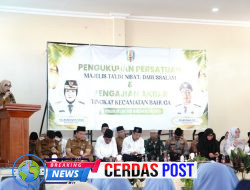Bupati Way Kanan Lantik Majelis Taklim Kecamatan Bahuga